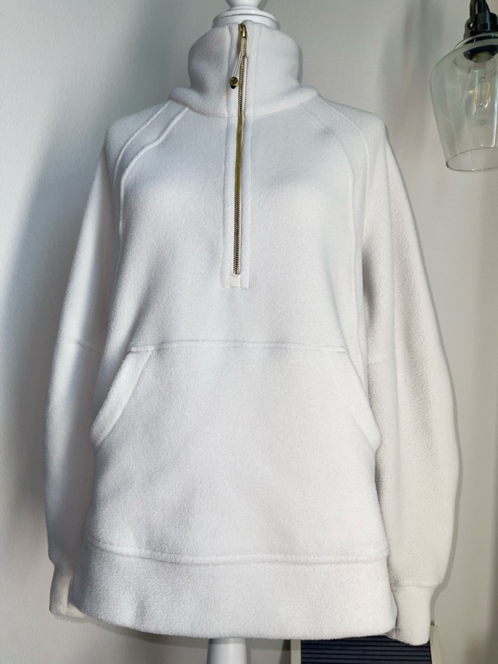 Lululemon Scuba Tumbled Fleece Funnel-Neck Half Zip - Picture 2 of 6
